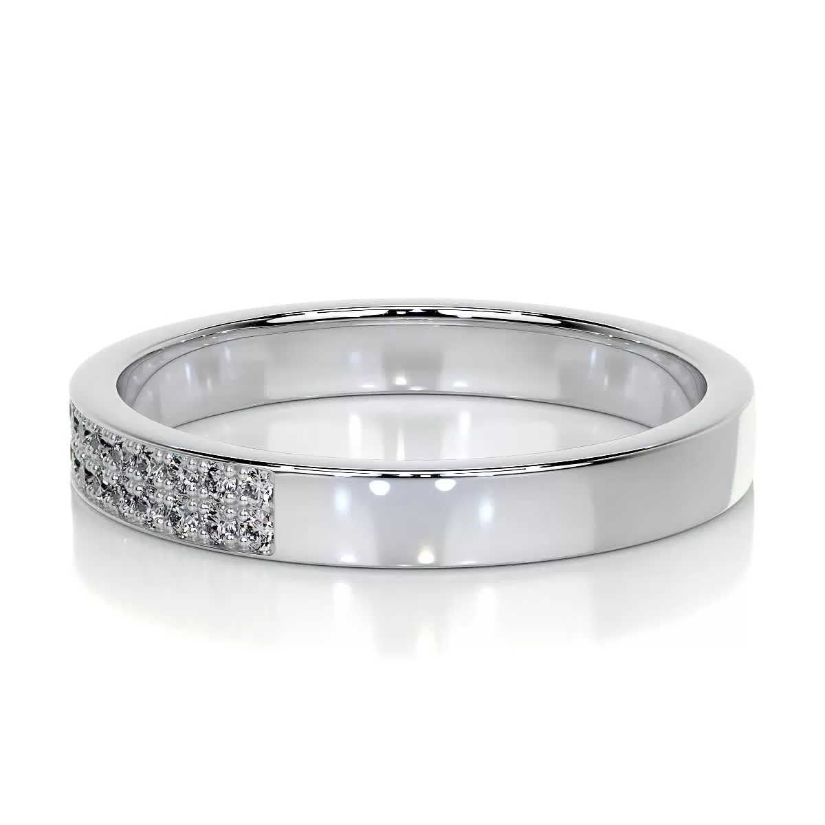 June Lab Grown Diamond Wedding Ring   (0.2 Carat) - Platinum (RTS)