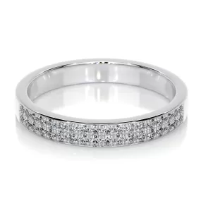 June Lab Grown Diamond Wedding Ring   (0.2 Carat) - Platinum (RTS)