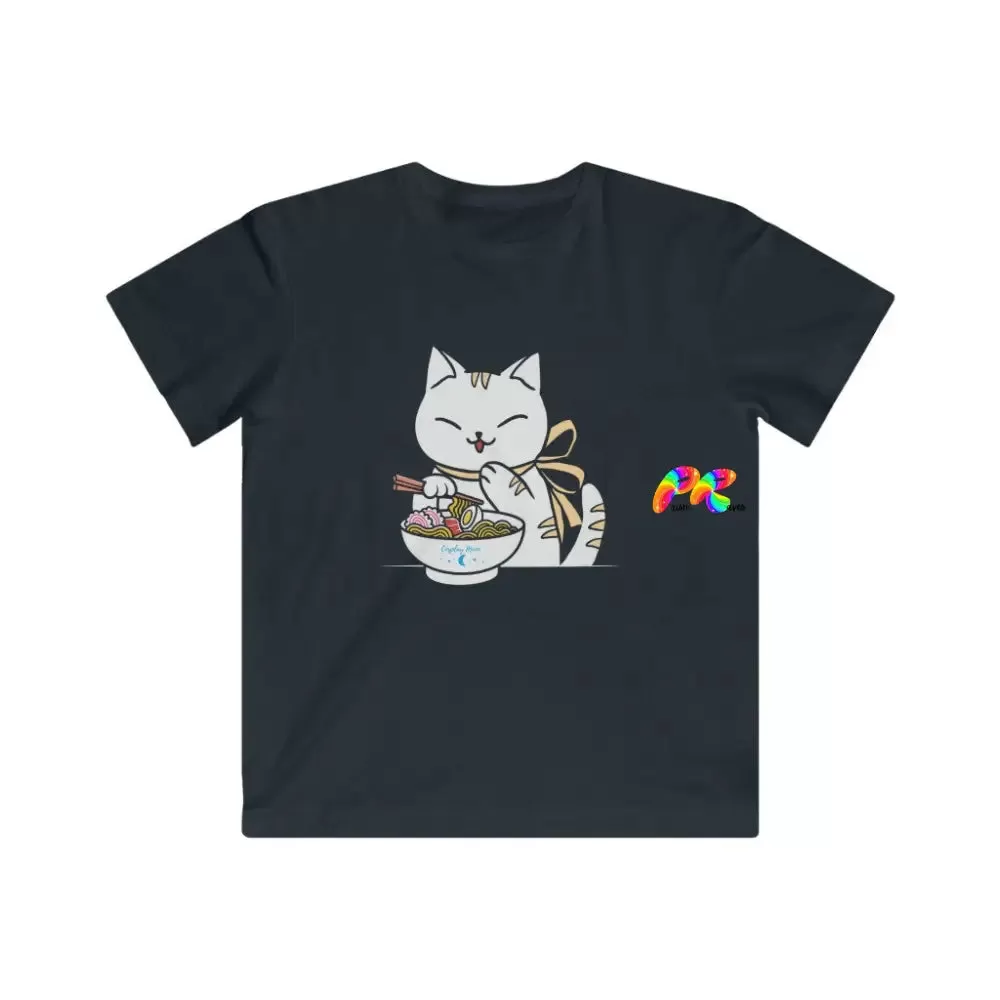 Kids Ramen Cat Fine Jersey T-Shirt