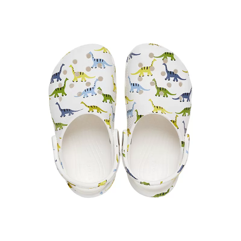 Kid's Toddler Classic Print Clog Dinosaur