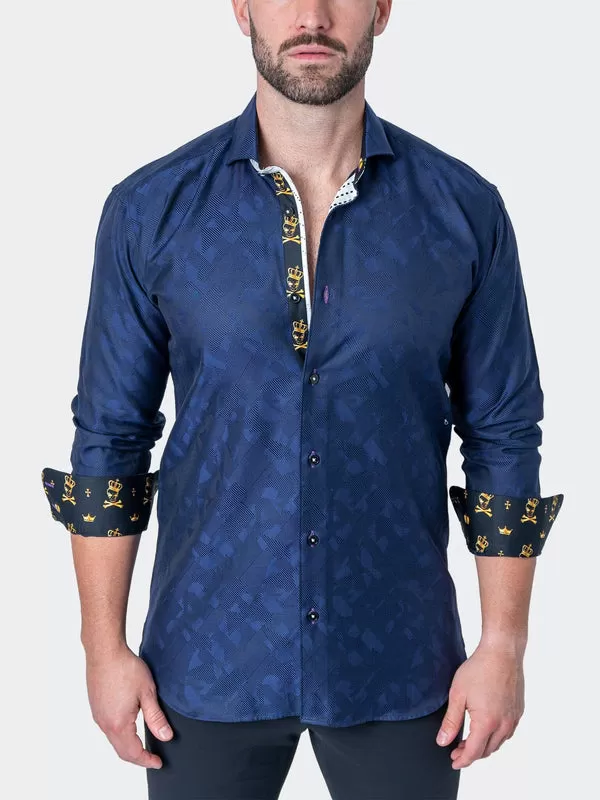 Maceoo Shirt | Einstein Shapes Blue