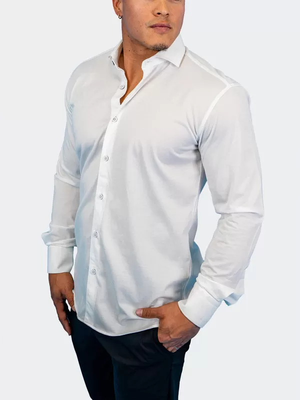 Maceoo Stretch Shirt | Einstein True White