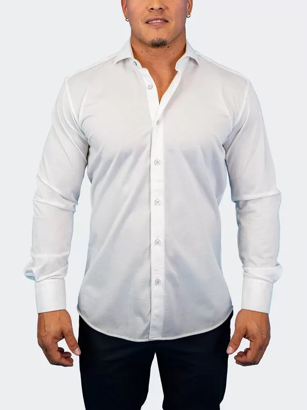 Maceoo Stretch Shirt | Einstein True White