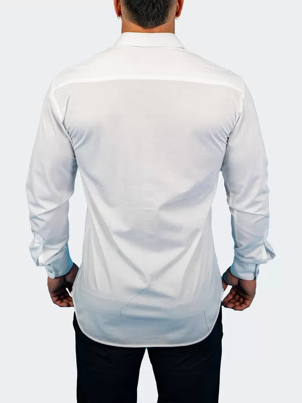 Maceoo Stretch Shirt | Einstein True White