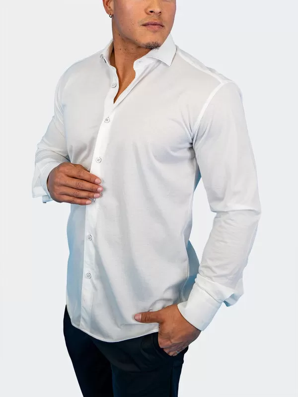 Maceoo Stretch Shirt | Einstein True White