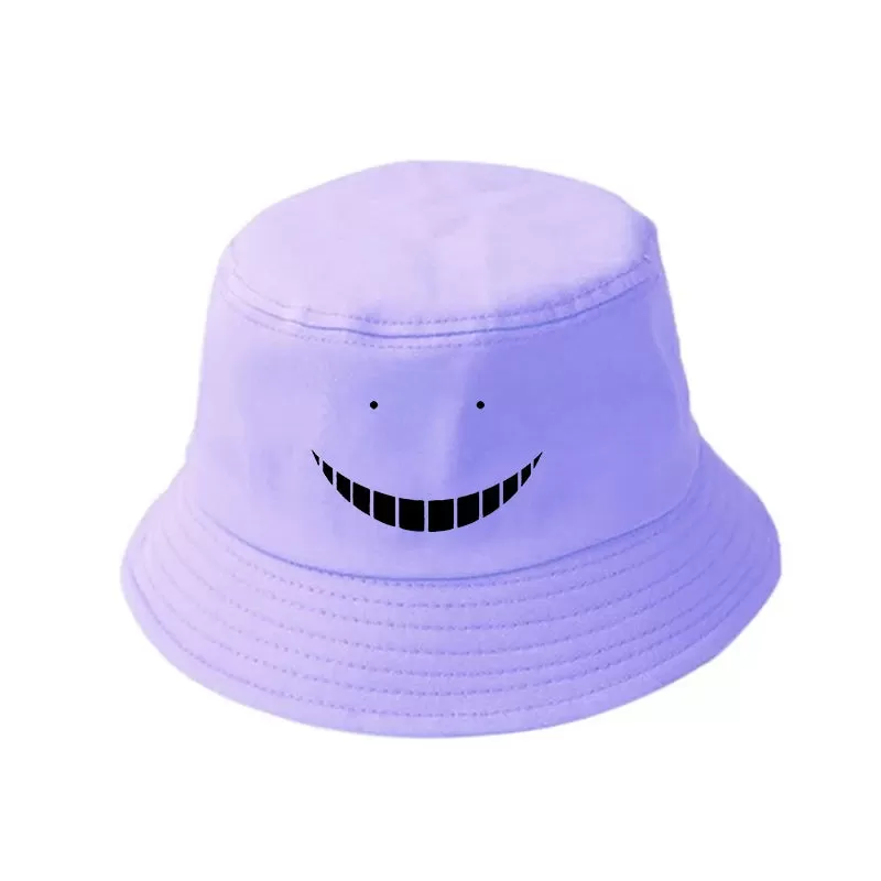 Men and women Anime Assassination Classroom Panama Bucket Hat Summer Sport Cap Sun Visor Fishing Casual  Fisherman Hats