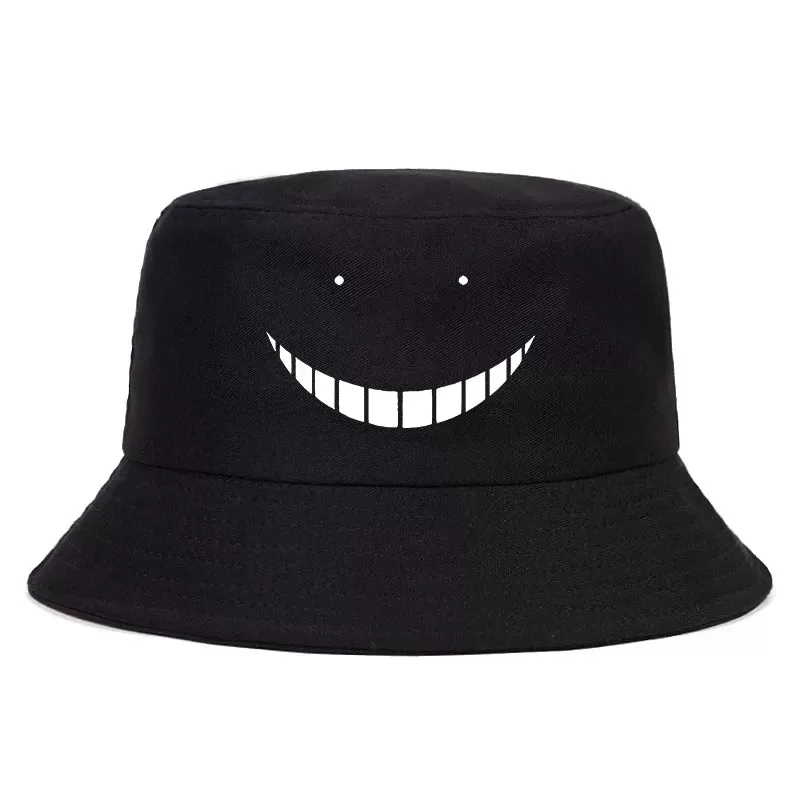 Men and women Anime Assassination Classroom Panama Bucket Hat Summer Sport Cap Sun Visor Fishing Casual  Fisherman Hats