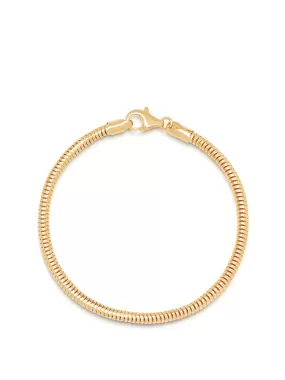 Men's Gold Round Chain Bracelet