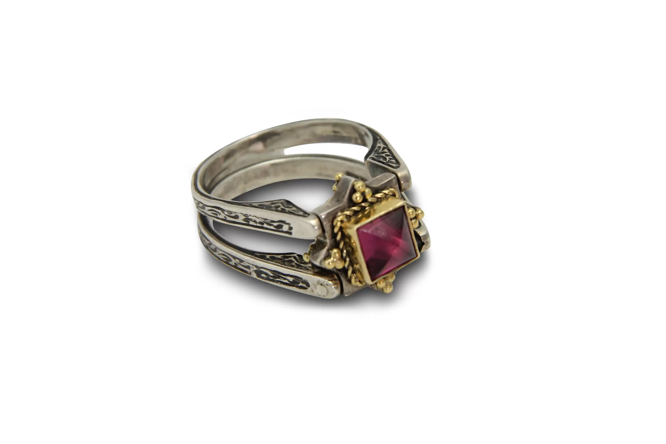 Mistress Corinth Silver & Gold Ring