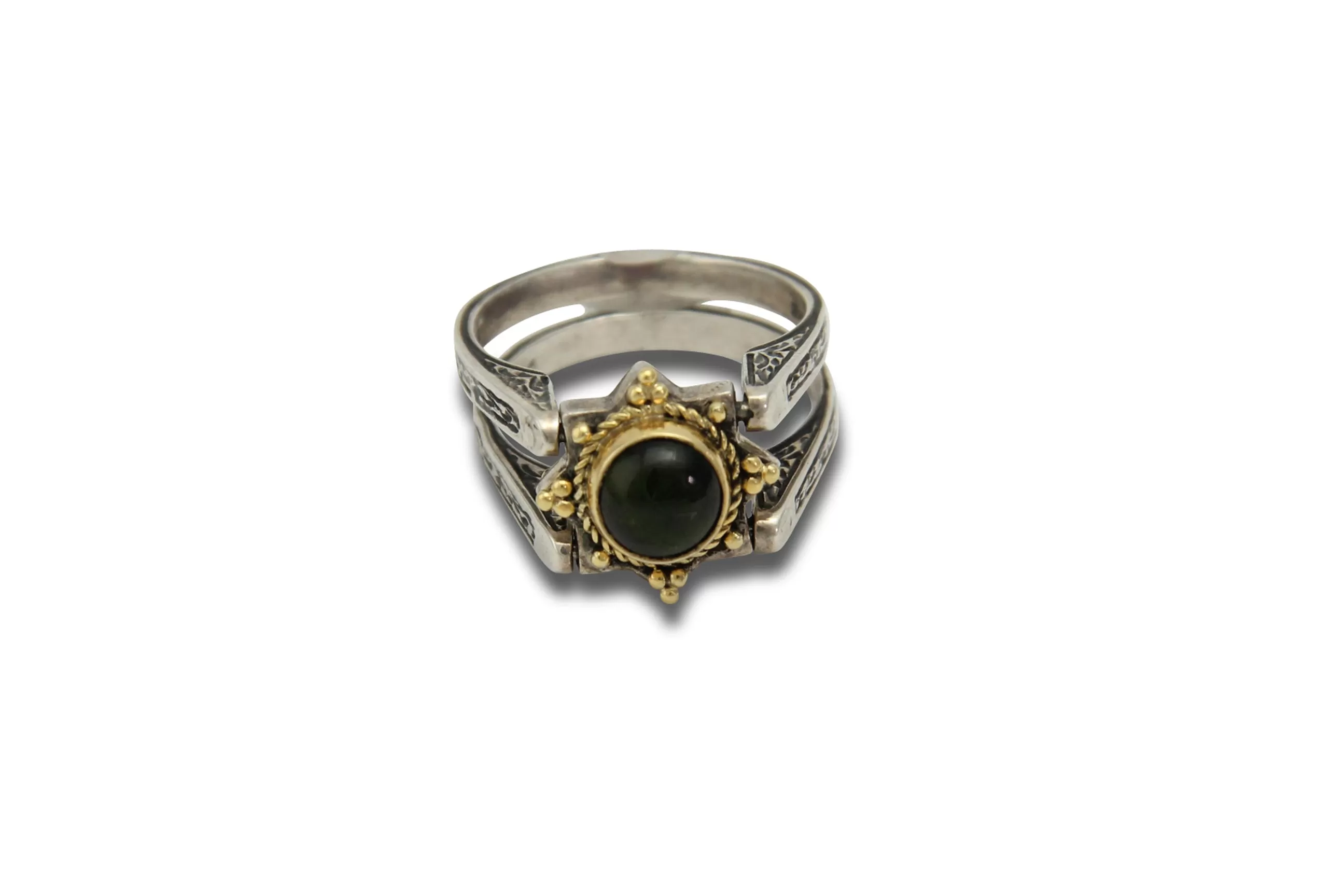 Mistress Corinth Silver & Gold Ring