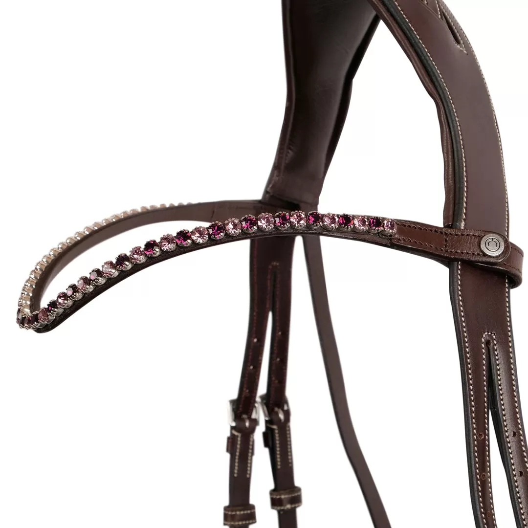 Montar Amethyst And Plum Crystal Browband