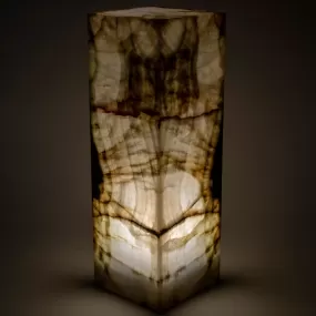 Natural Onyx Lamp Light Tower - 24