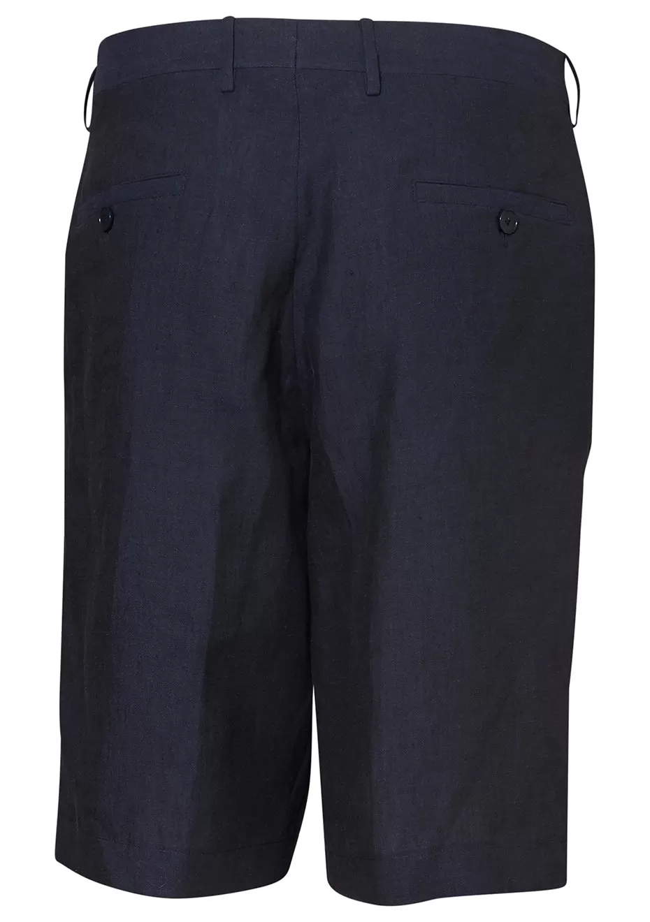 Navy Blue Linen Shorts