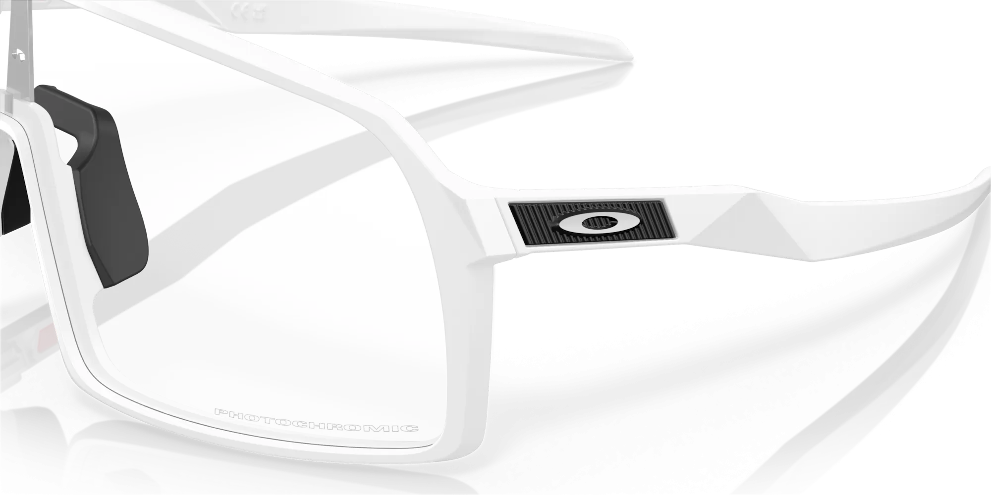 Oakley Sutro Clear To Black Iridium Photochromic Lenses Matte White Frame