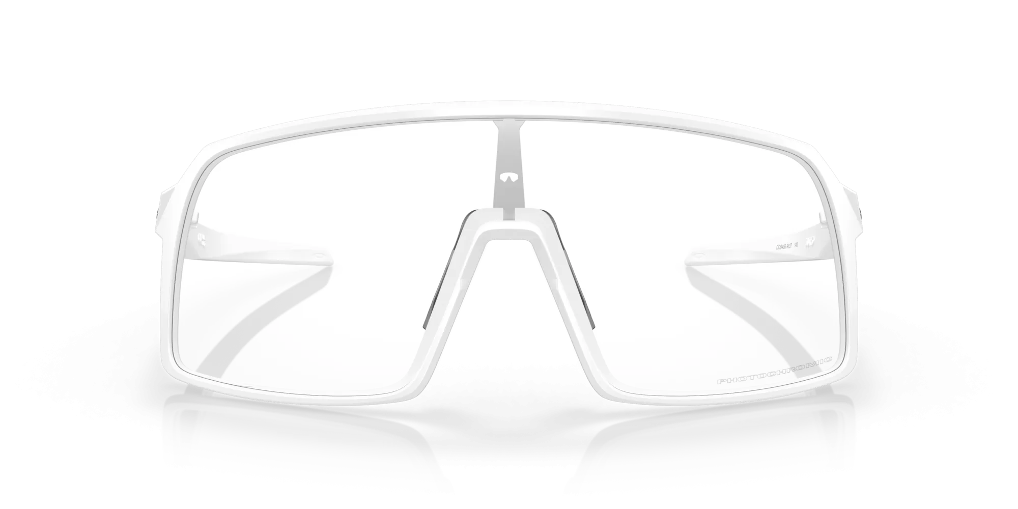 Oakley Sutro Clear To Black Iridium Photochromic Lenses Matte White Frame