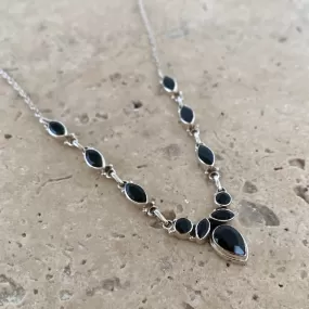 Onyx Necklace - Indigo