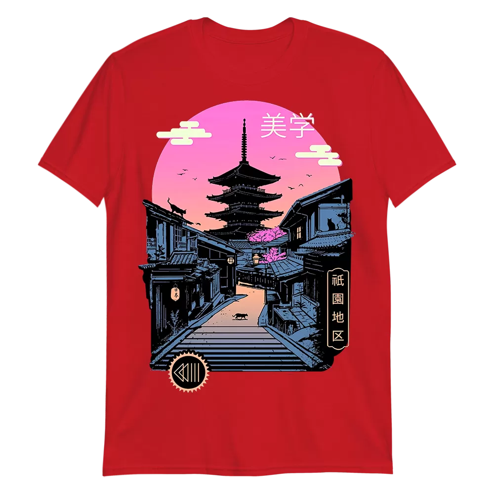 Pagoda Wave Aesthetic Shirt