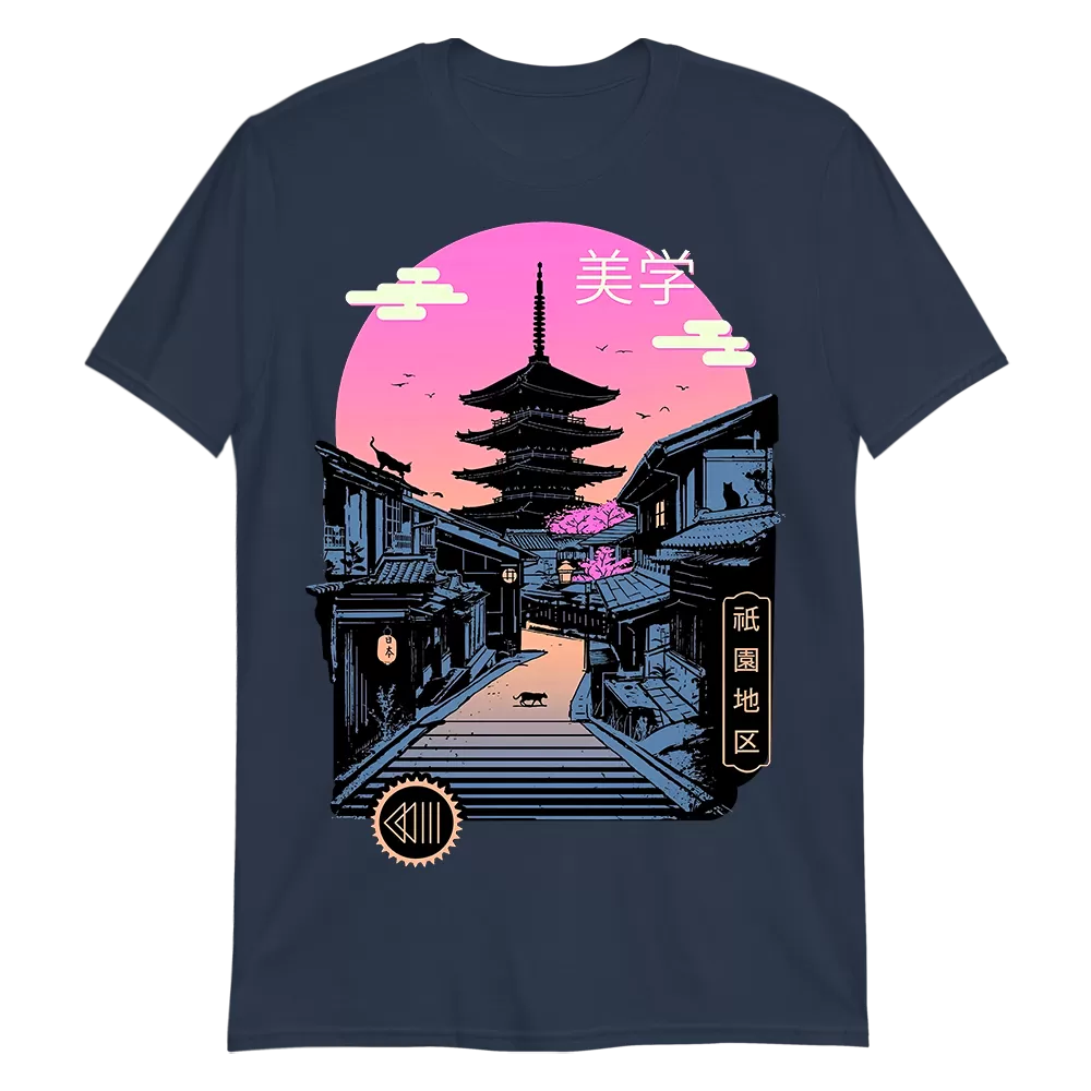 Pagoda Wave Aesthetic Shirt