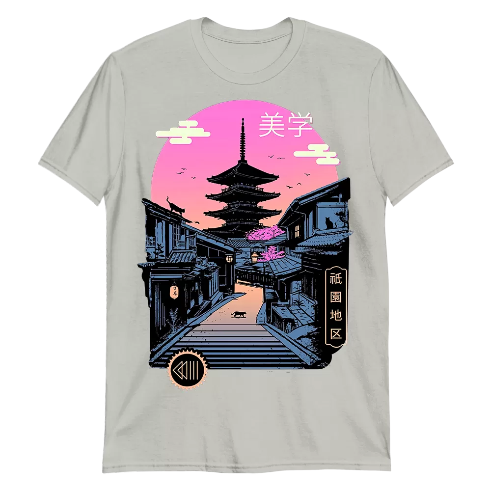 Pagoda Wave Aesthetic Shirt