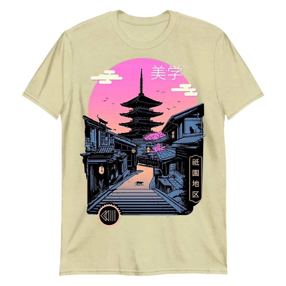 Pagoda Wave Aesthetic Shirt