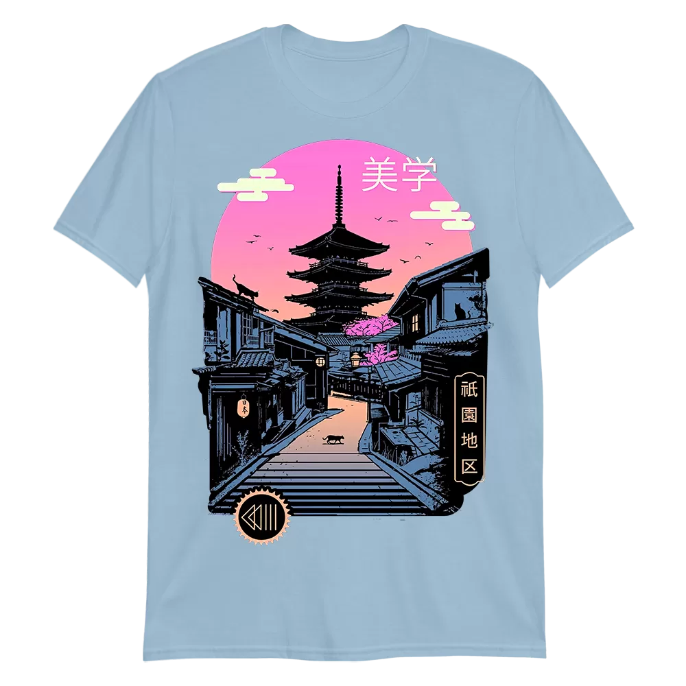 Pagoda Wave Aesthetic Shirt