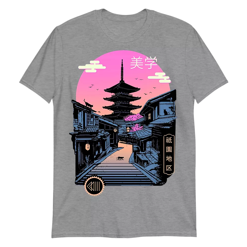 Pagoda Wave Aesthetic Shirt