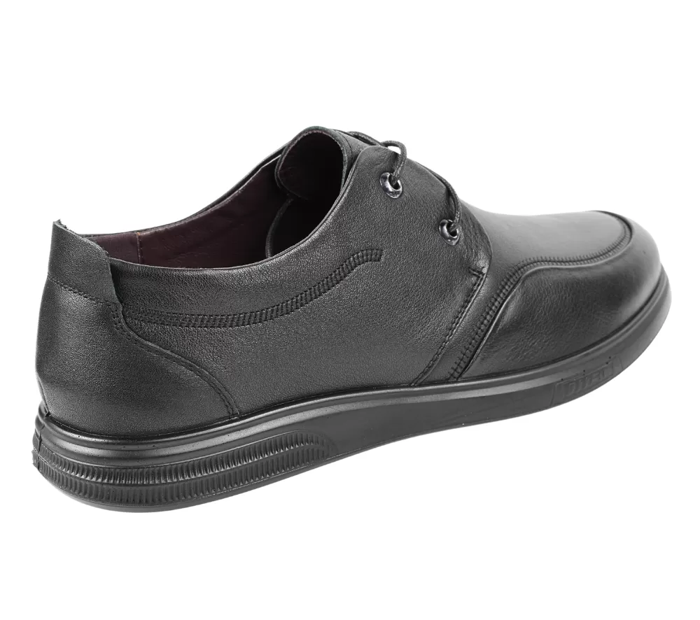 Pantofi casual, barbati, MELS, 888161T negru, piele naturala