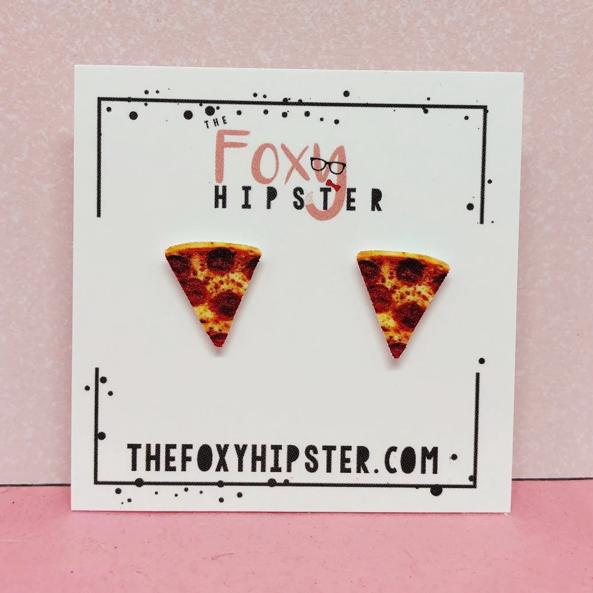 Pizza Stud Earrings