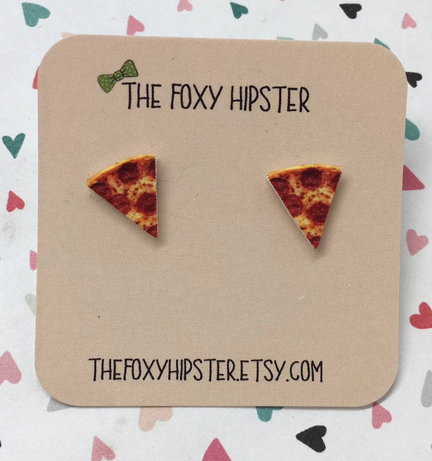 Pizza Stud Earrings