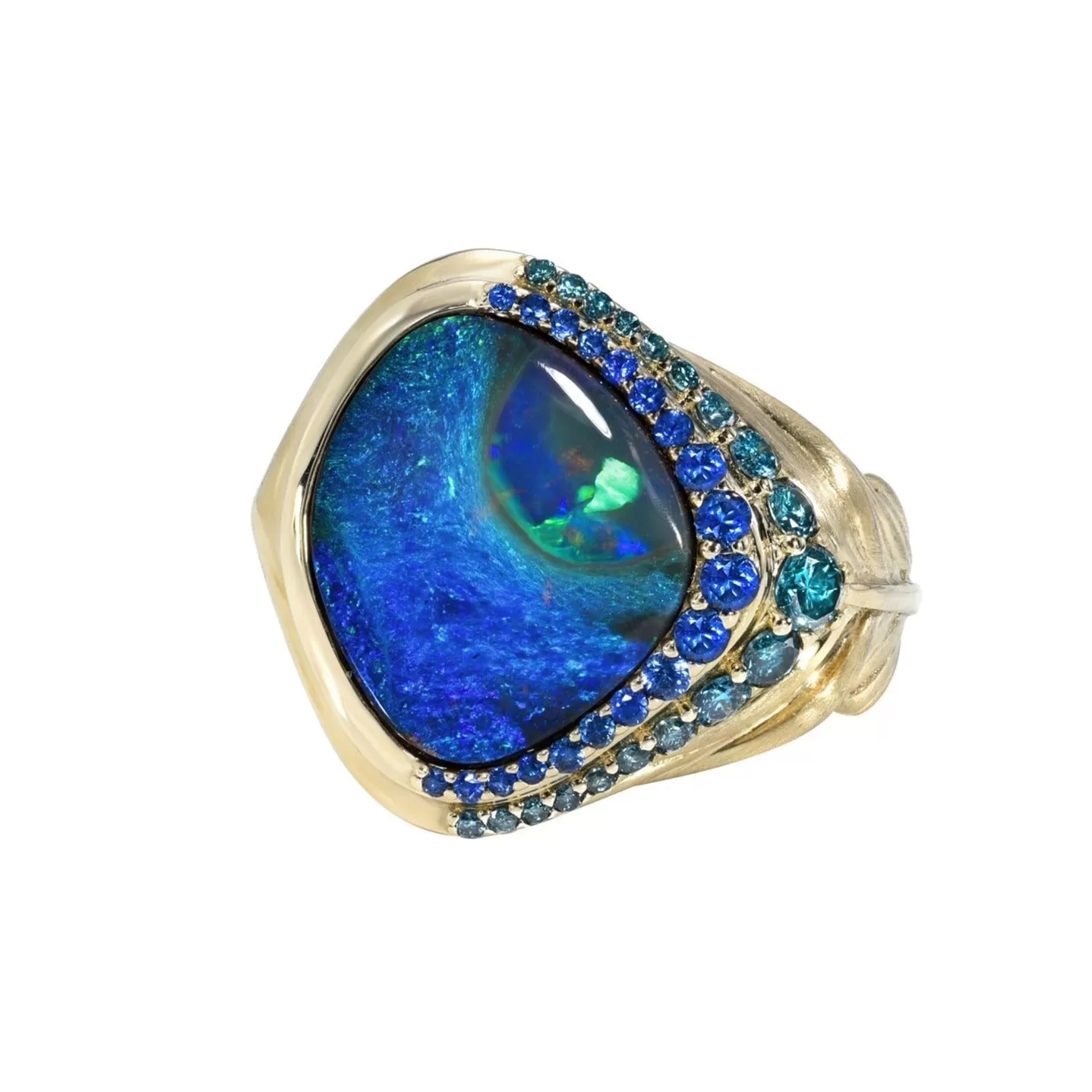 Plume Australian Opal Ring