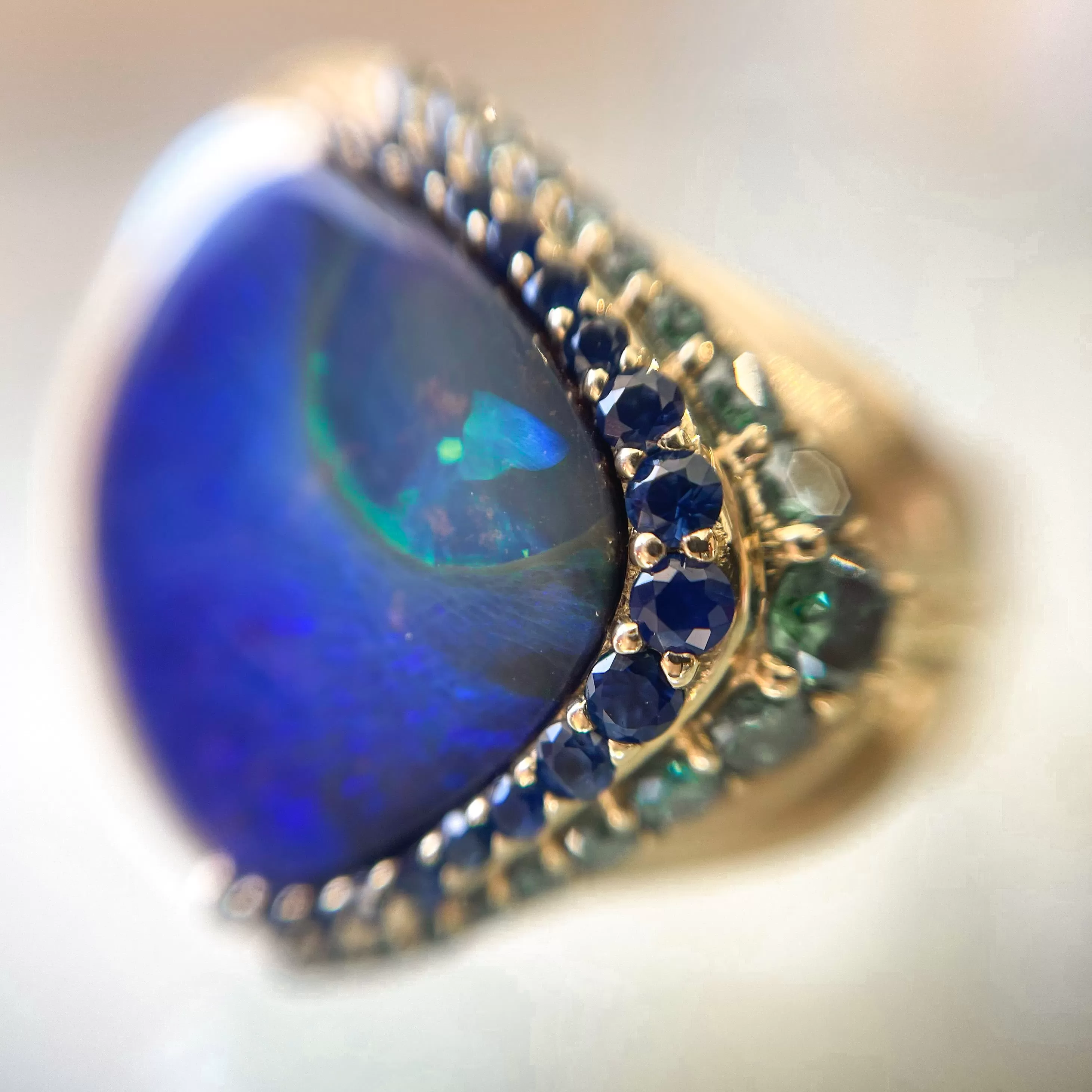 Plume Australian Opal Ring