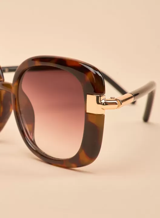 Powder - Paige Sunglasses - Mahogany