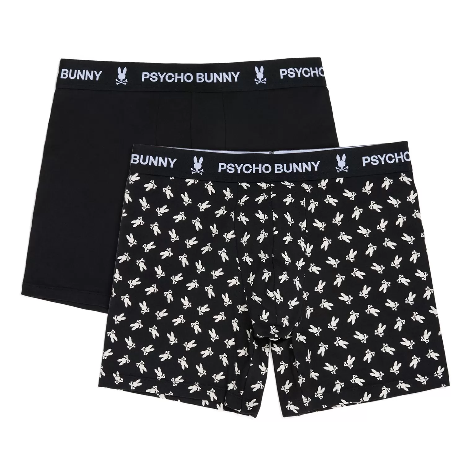 Psycho Bunny Boxer Brief (2 Pack) - Black