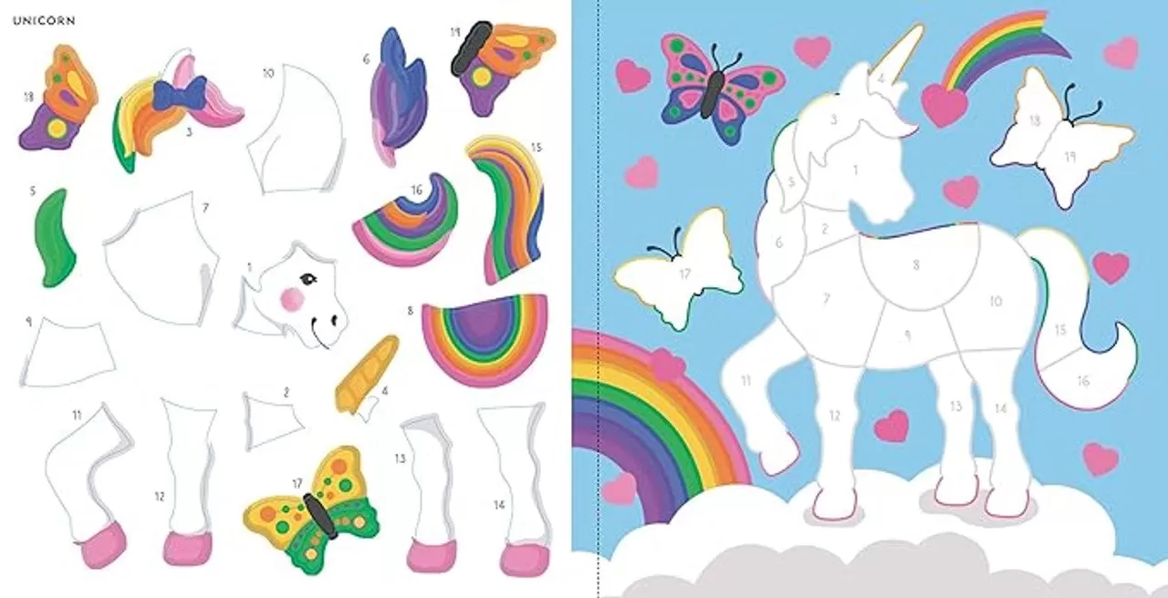 "My First Color-By-Sticker" Book -- Rainbow Magic