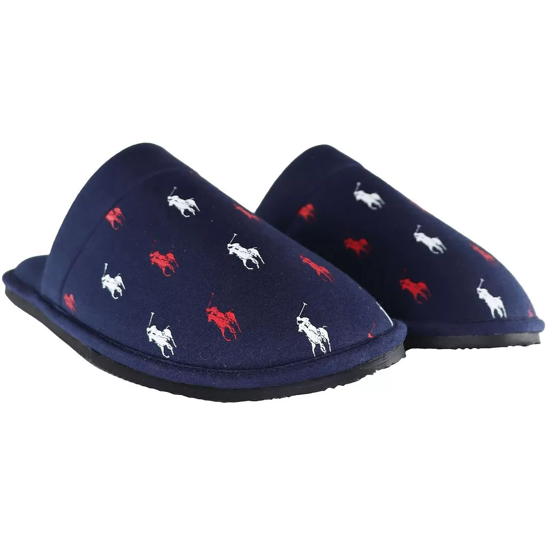 Ralph Lauren Kollin Mens Navy Slippers