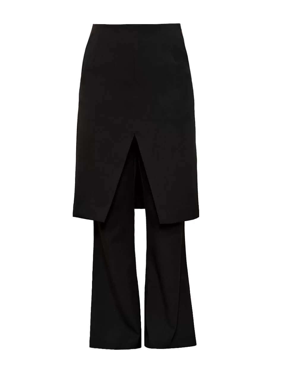 Ray Layered Skirt Pants