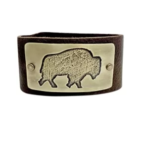 Roam Free Leather Cuff Bracelet