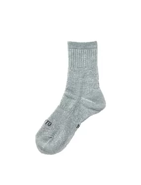 RoToTo Double Face Mid Socks Light Blue