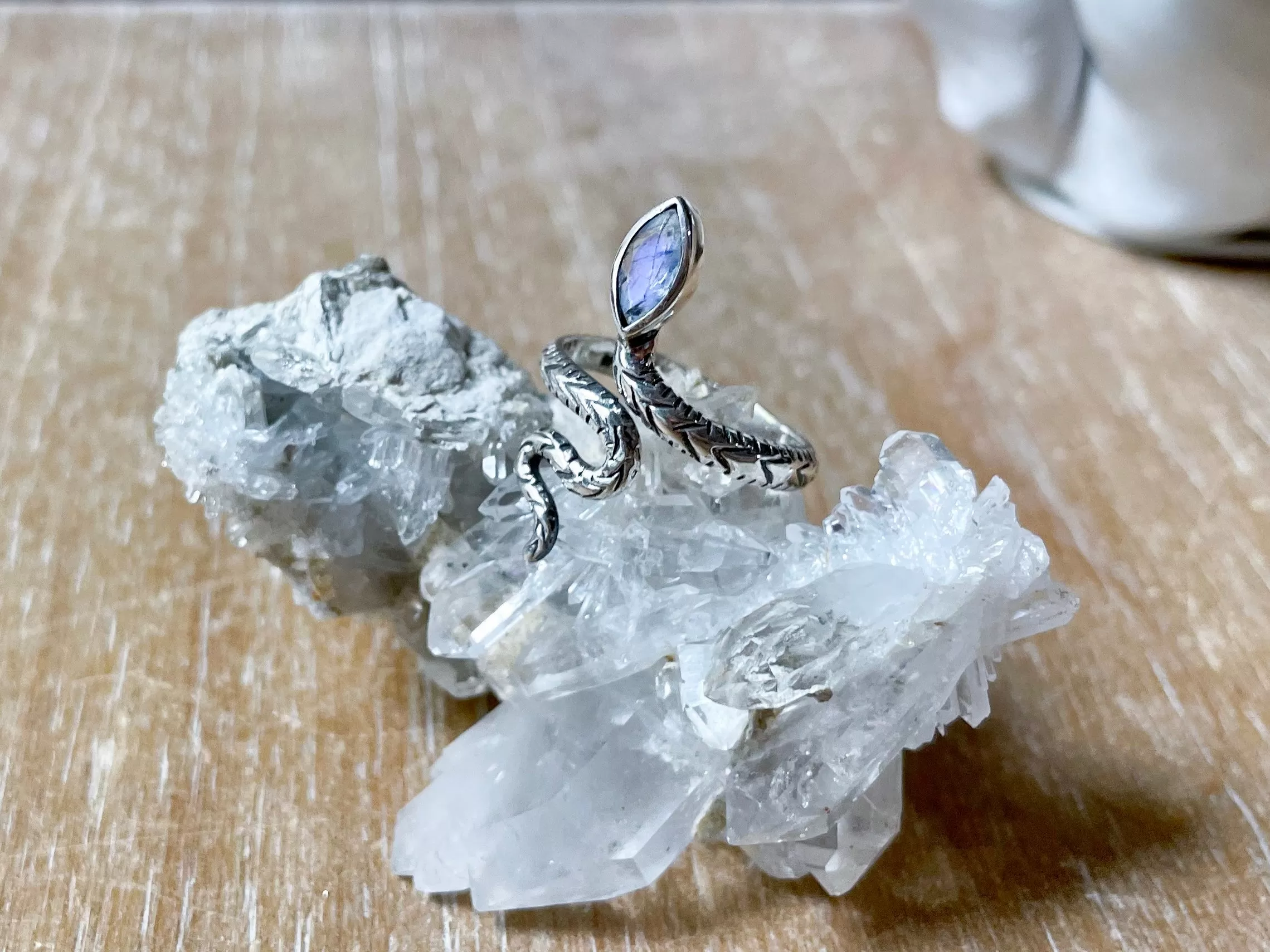 Serpent Ring || Moonstone