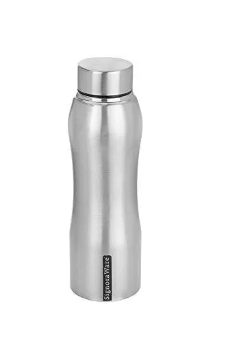 Signoraware Oxy Stainless Steel Water Bottle, 750ml/30mm, Silver