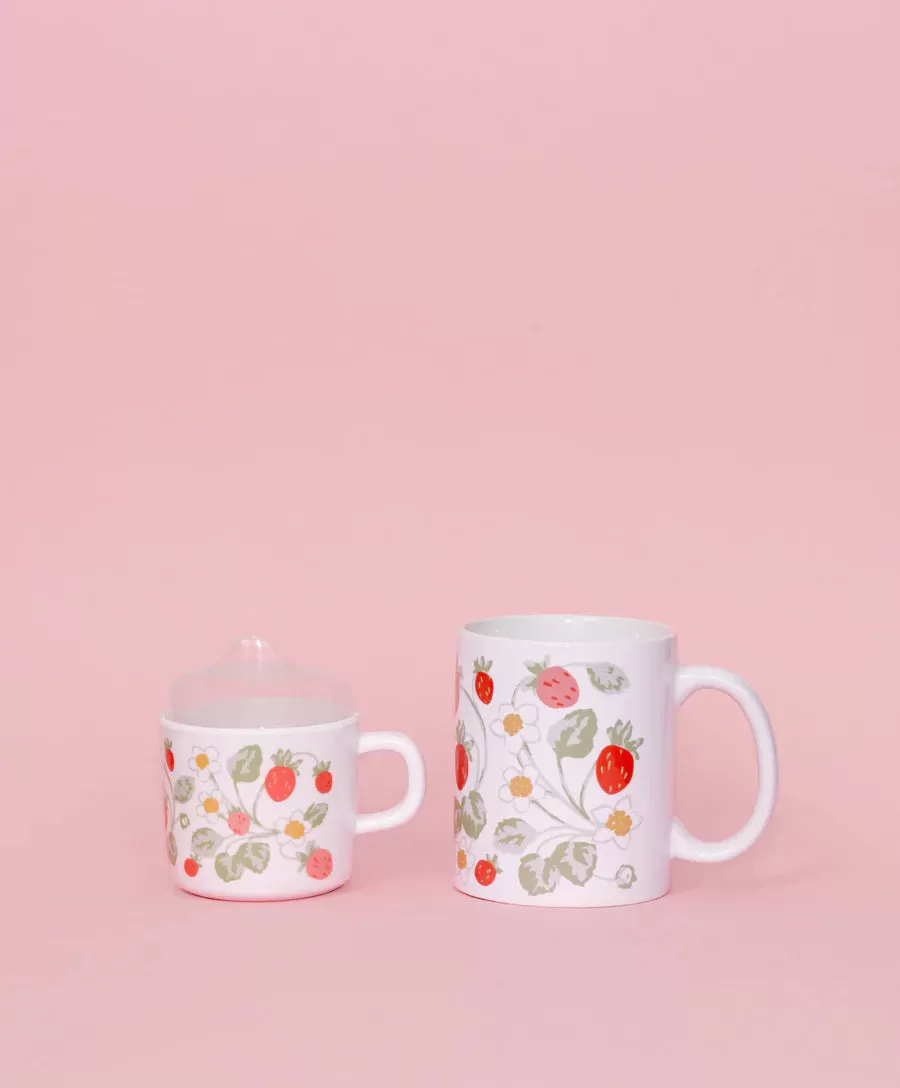 Strawberry Mama & Me Cup Set