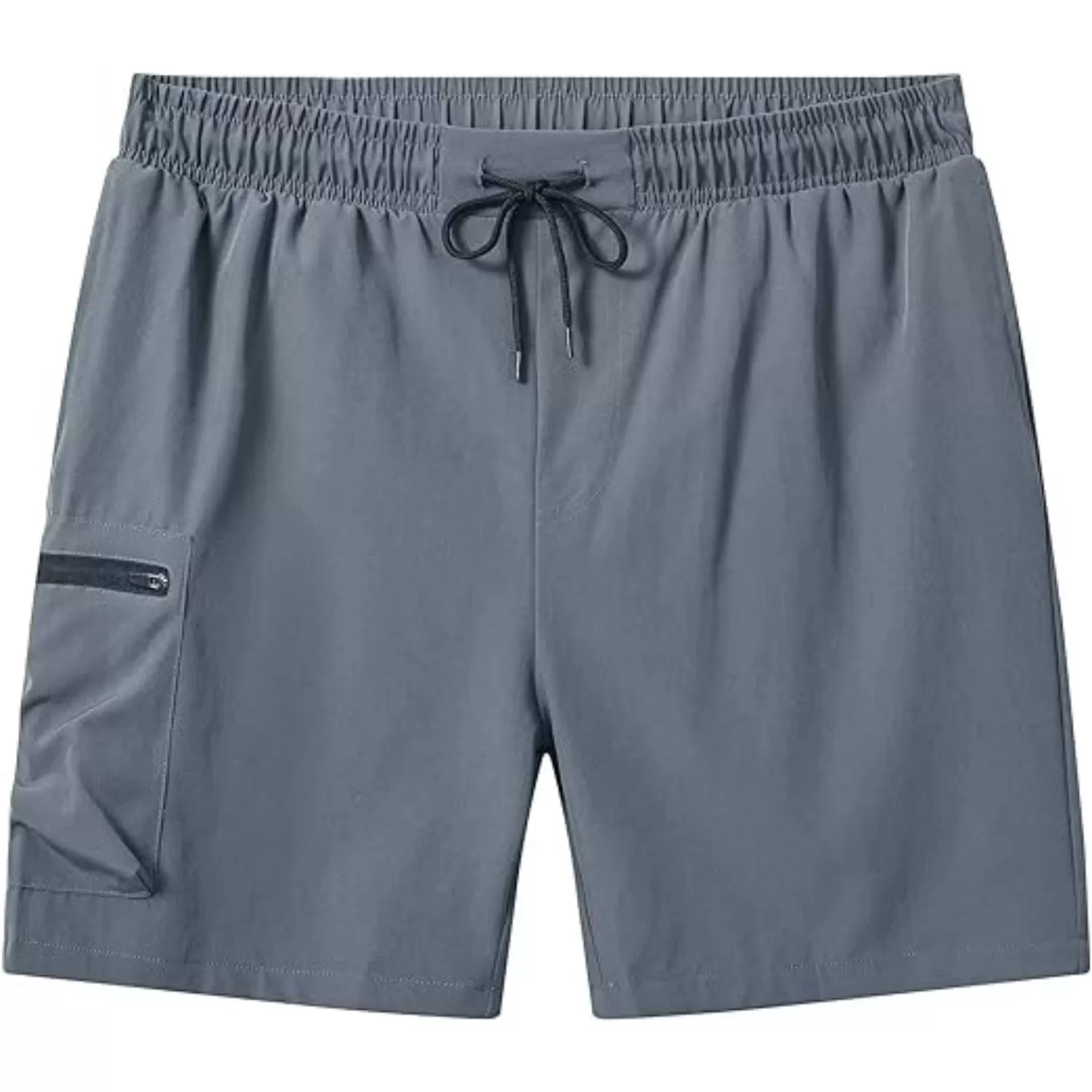 Stretchable Swim Shorts With Zipper Pockets