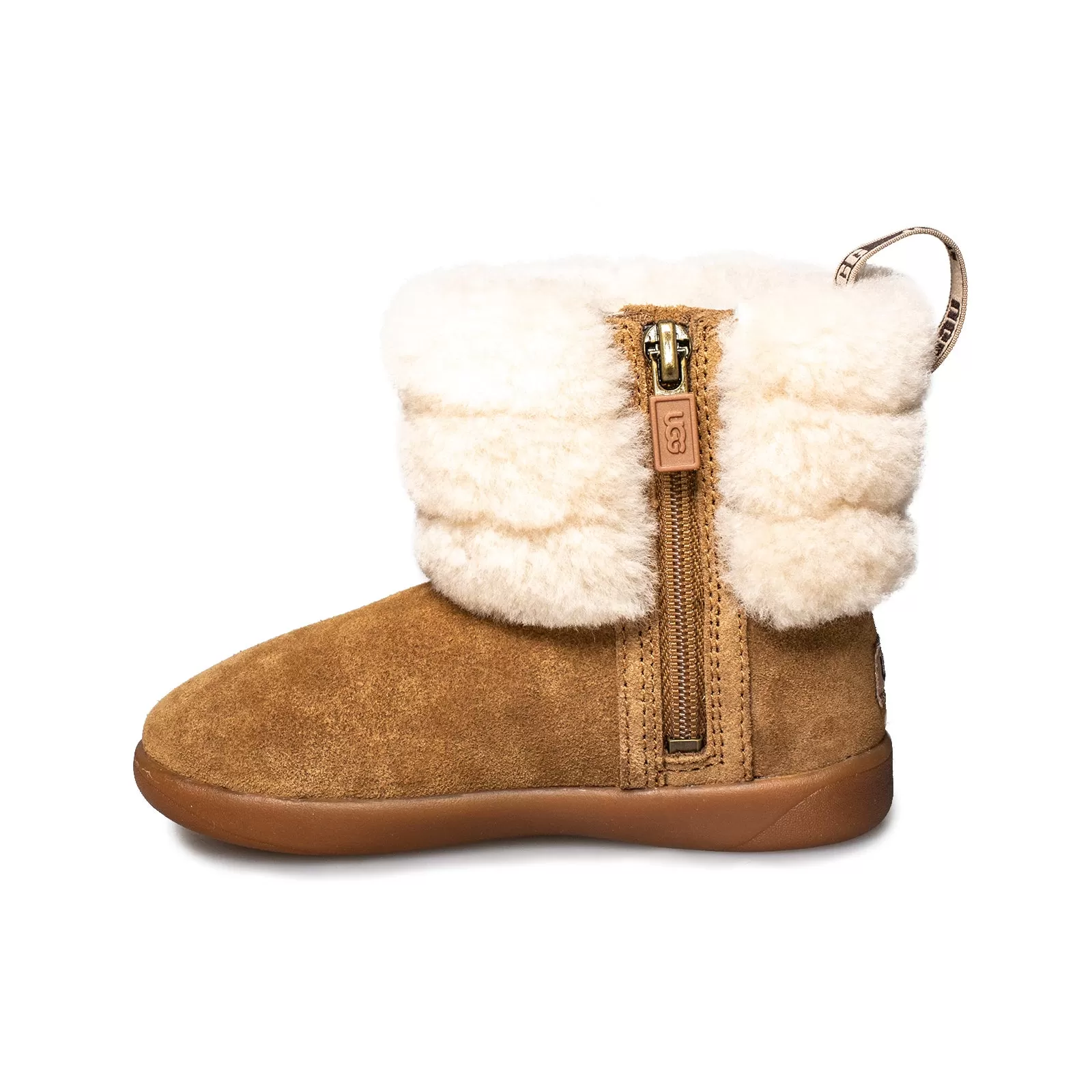 UGG Mini Quilted Fluff Chestnut Boot's - Toddler's