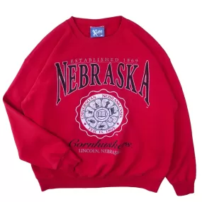 Vintage University Of Nebraska Sweatshirt - L