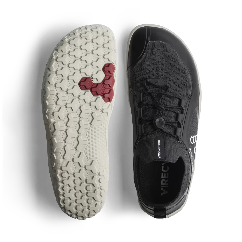 Vivobarefoot Primus Trail Knit FG Mens Obsidian/Pelican