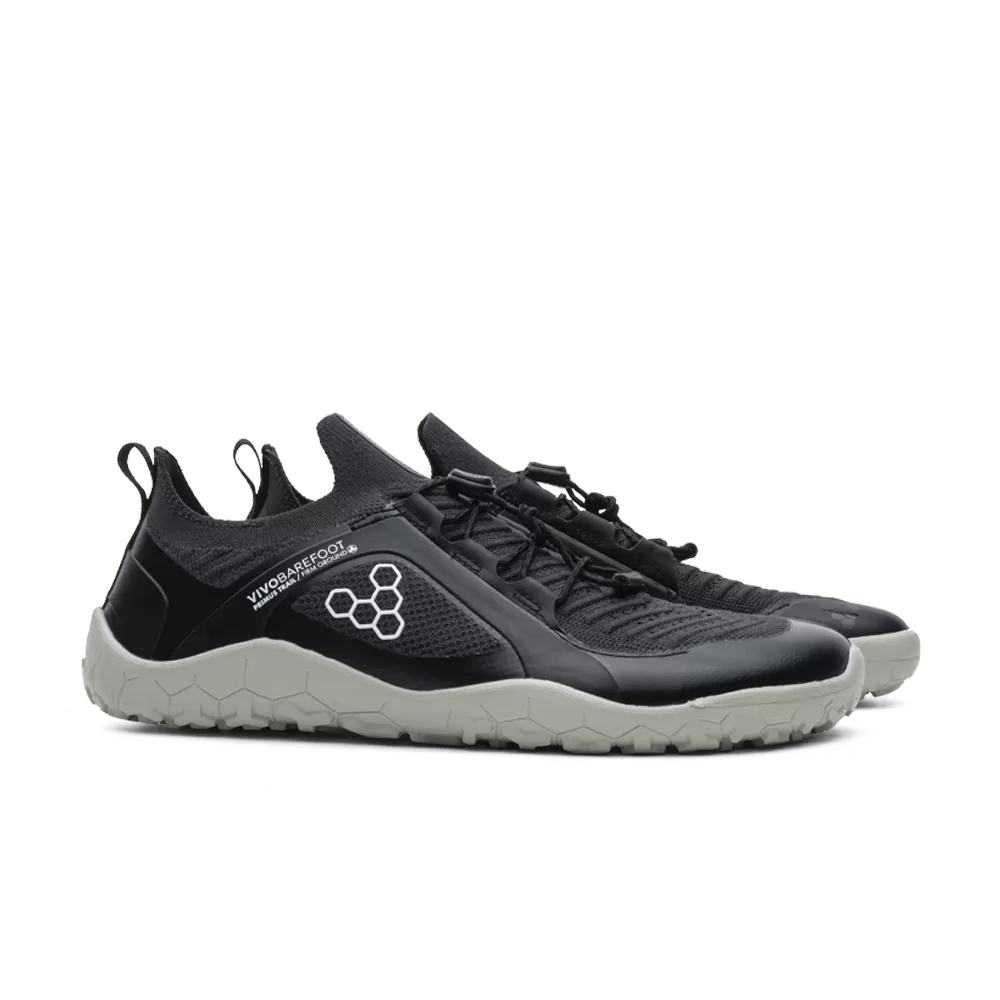 Vivobarefoot Primus Trail Knit FG Mens Obsidian/Pelican