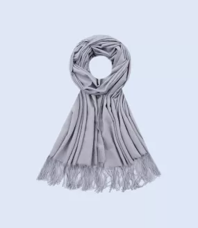 WA1192-GREY-Scarf For Women