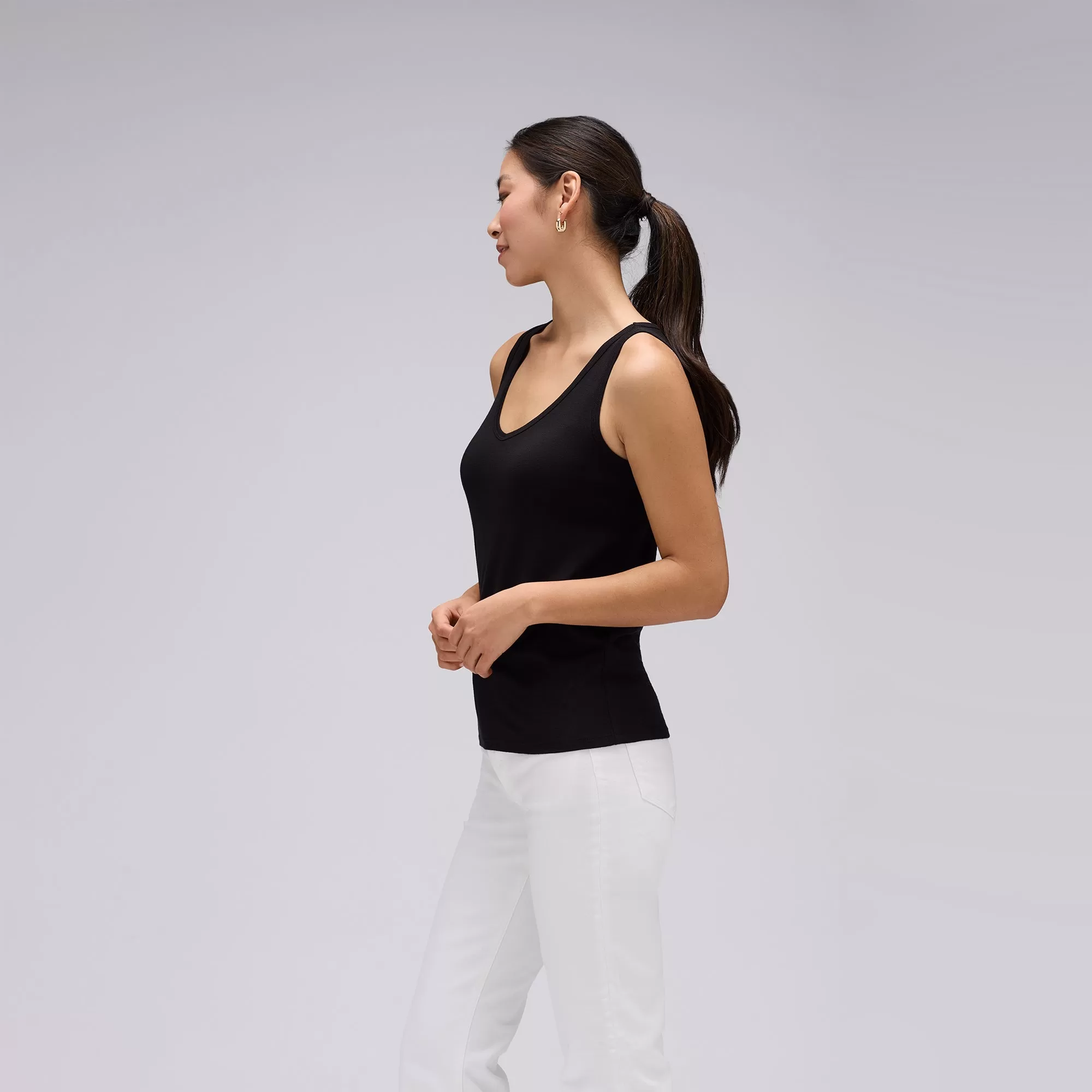 Women's Relaxed Merino V-Neck Tank