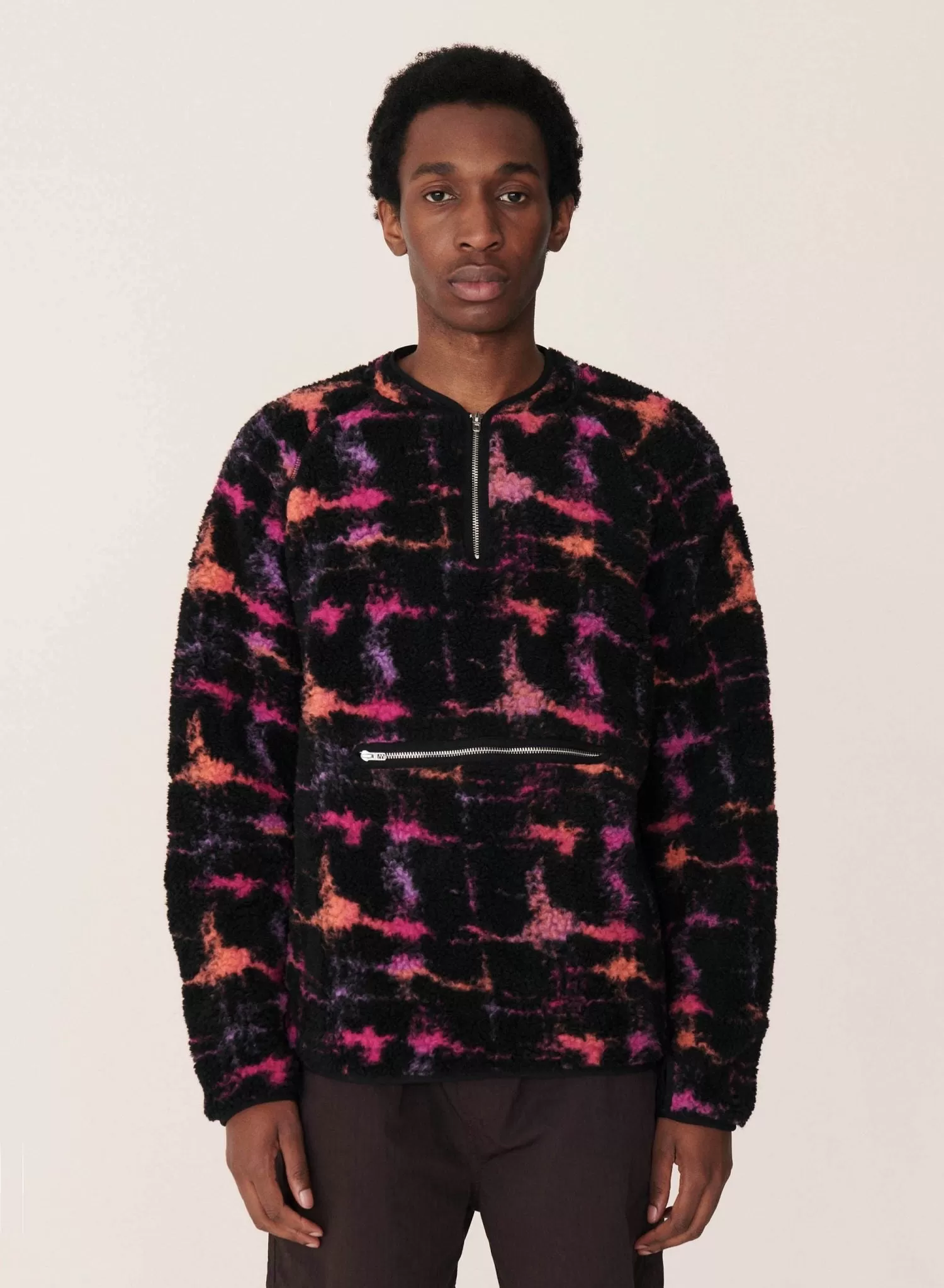 YMC Ramblers Pullover Jacket black multi